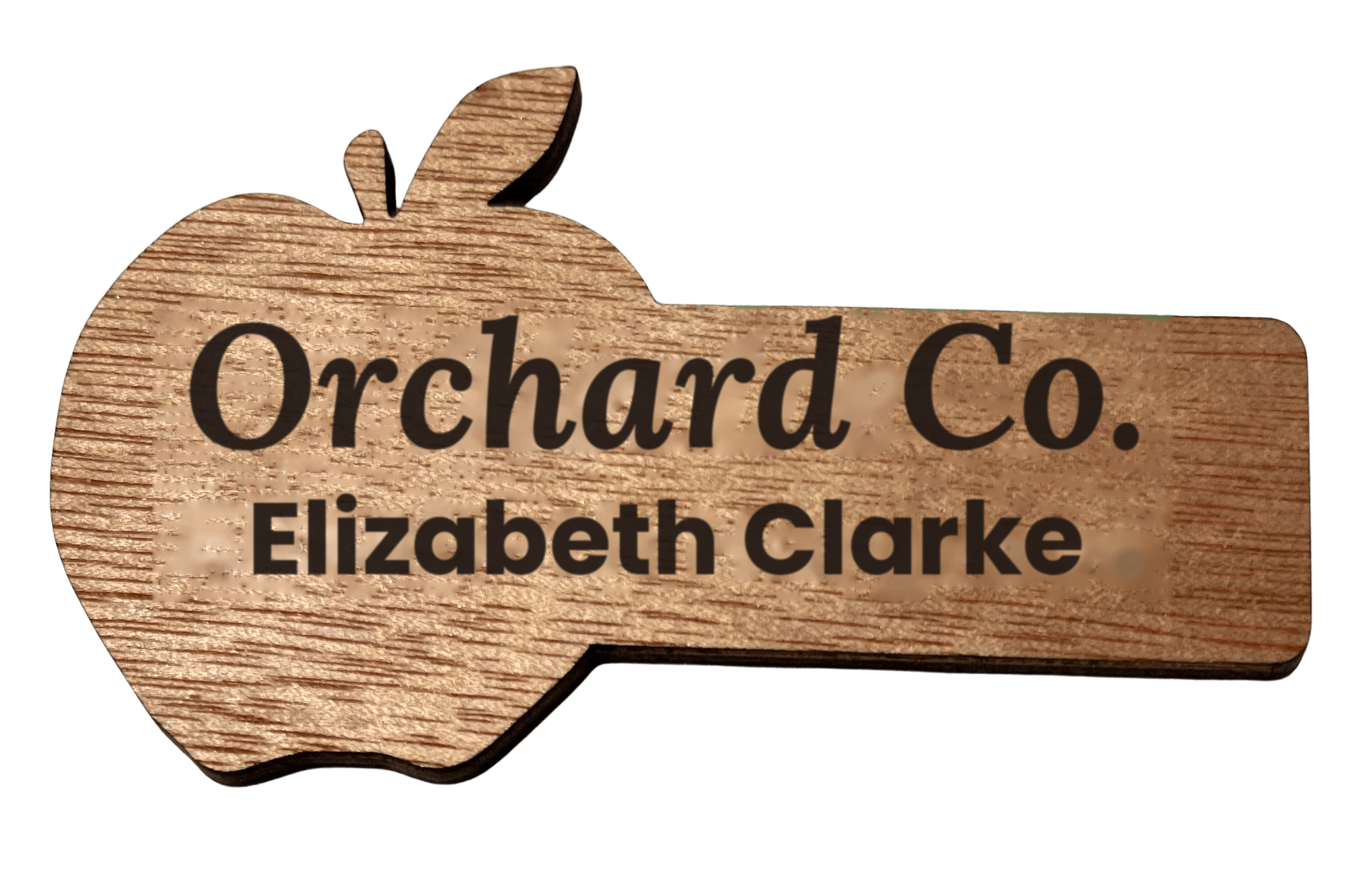 Wooden Name Badges