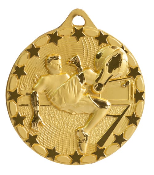 Football Action Medal - 70mm