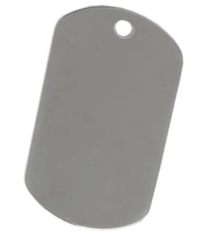 Blank Dog Tag - Nickel