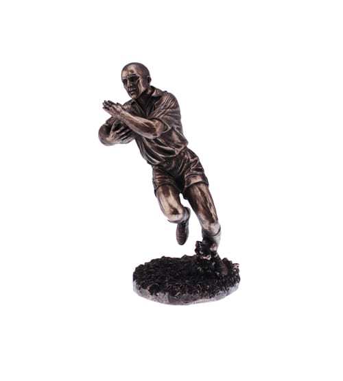 Bronze Rugby Player