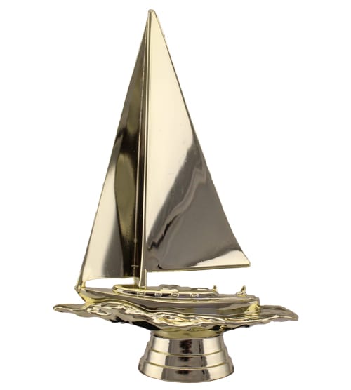 Bright Gold Sailboat